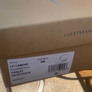 Lucky Brand Chalet Oiled Suede Footwear